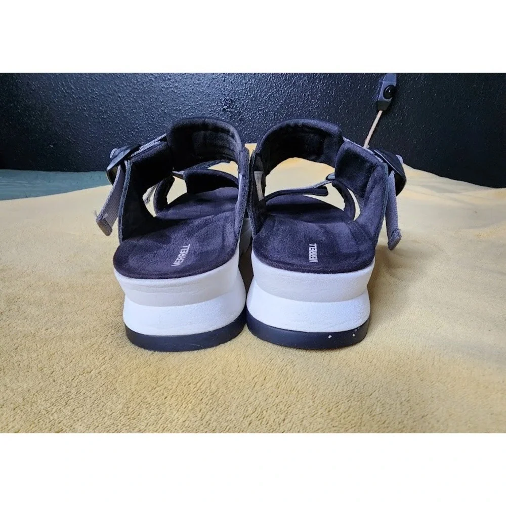 Merrell‎ Womens Size 11 Alpine Cush Slide Black Slip On Sandals Shoes